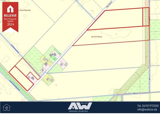 ca. 11,5 ha Acker- und 0,76 ha Grünlandflächen in Norden-Leybuchtpolder !