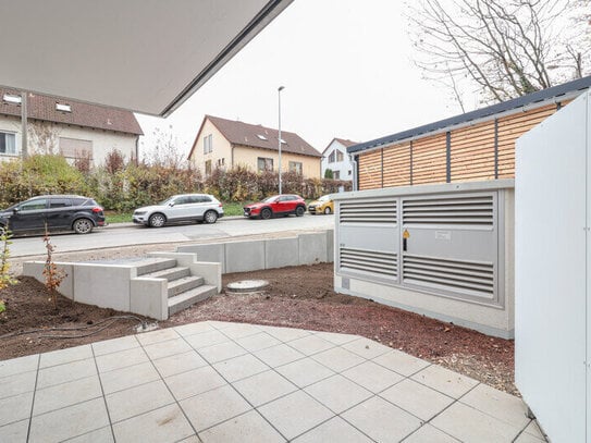 *Erstbezug* - Das "White Wings" in bester Lage von Metzingen wartet auf Sie! Tolle 3-Zi.-EG-Wohnung auf 85m²