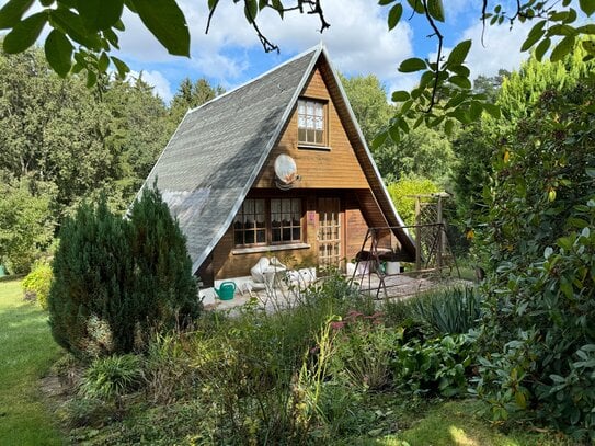 Finnhütte auf traumhaften, sonnigen Grundstück in St. Gangloff