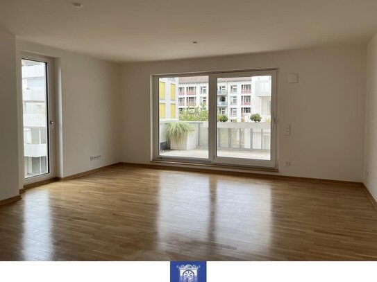 Extravagante Neubauwohnung mit Terrasse, zwei Balkonen, Bad und Gästebad!