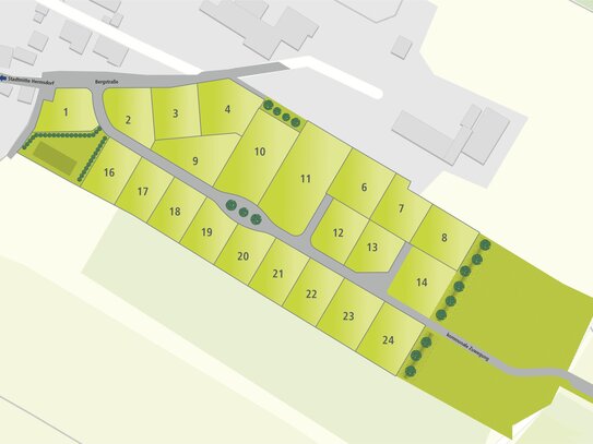 Exklusiver Baugrund in Hermsdorfs Bestlage: am Stadtrand, am Waldrand, am Sonnenplatz