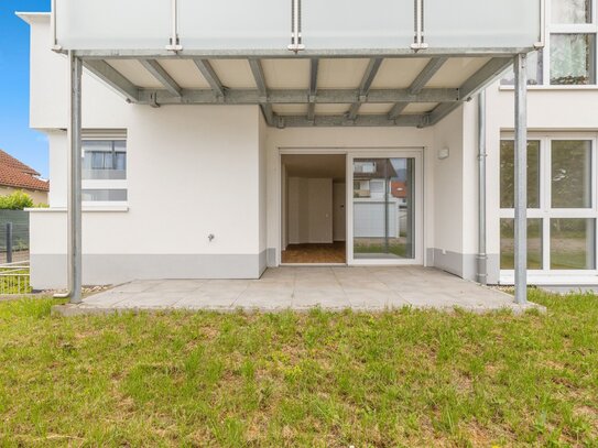 Erstbezug hochwertige 91 m² 3-Zi-Whg mit Terrasse Garten KFW 55