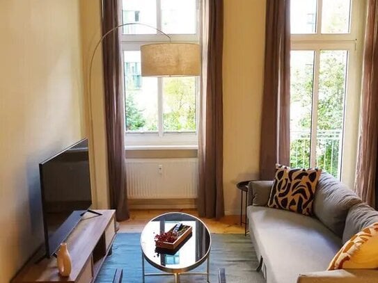 Friedrichshain - Charmante möblierte Wohnung mit Balkon am pulsierenden Ostkreuz