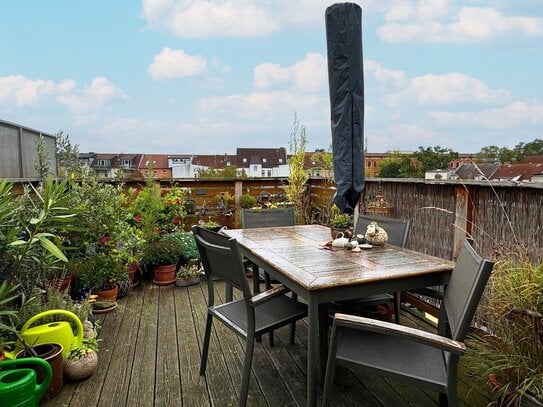 Charmante Dachgeschosswohnung mit Dachterrasse