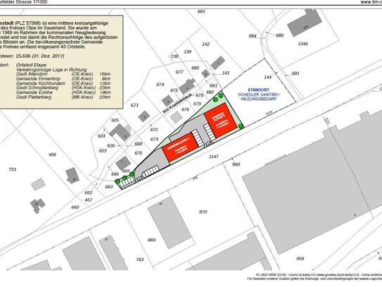 Gewerbe-Halle in 57368 Lennestadt-Elspe!