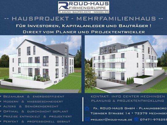 + EXKLUSIVES MEHRFAMILIENHAUS-PROJEKT! +