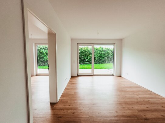 ++ Neubau - moderne 2-Zimmer-Wohnung zum Erstbezug mit schöner Terrasse und Garten ++