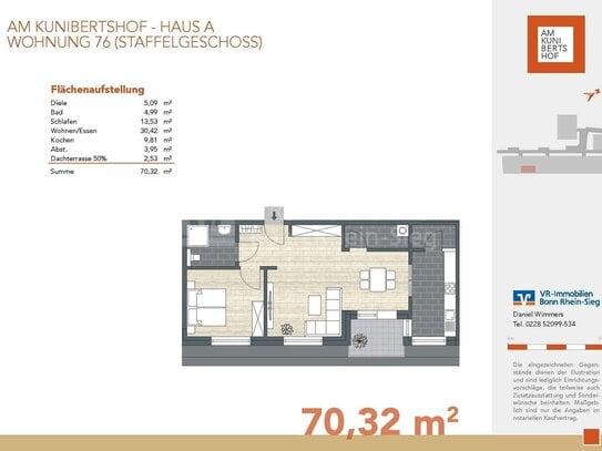 2-Zimmer Wohnung Am Kunibertshof