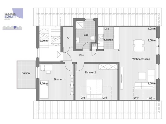 Erstbezug nach Renovierung - DG-Wohnung