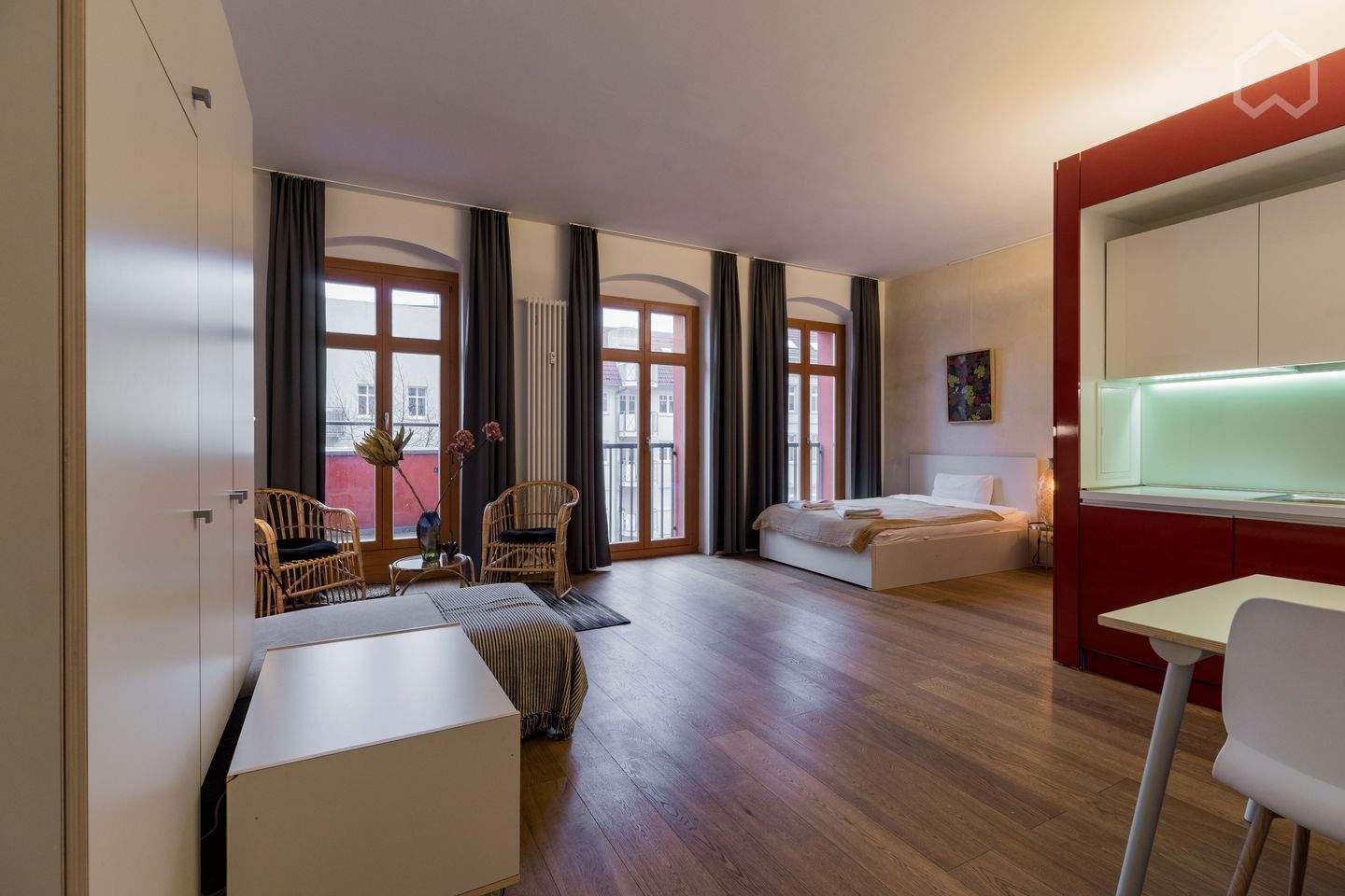 Modisches Studio im Szeneviertel Friedrichshain (Berlin) in zentraler Lage - Foto 1