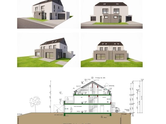 Neubau Doppelhaushälfte mit Garage und Stellplatz in BEST LAGE