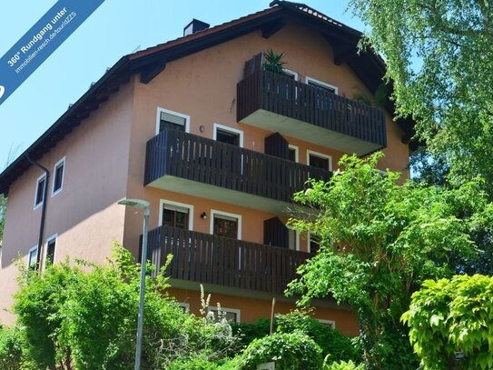 Topp zentrales 1-Zimmer-Appartement in der Passauer - Innstadt mit EBK, Balkon und Tageslichtbab