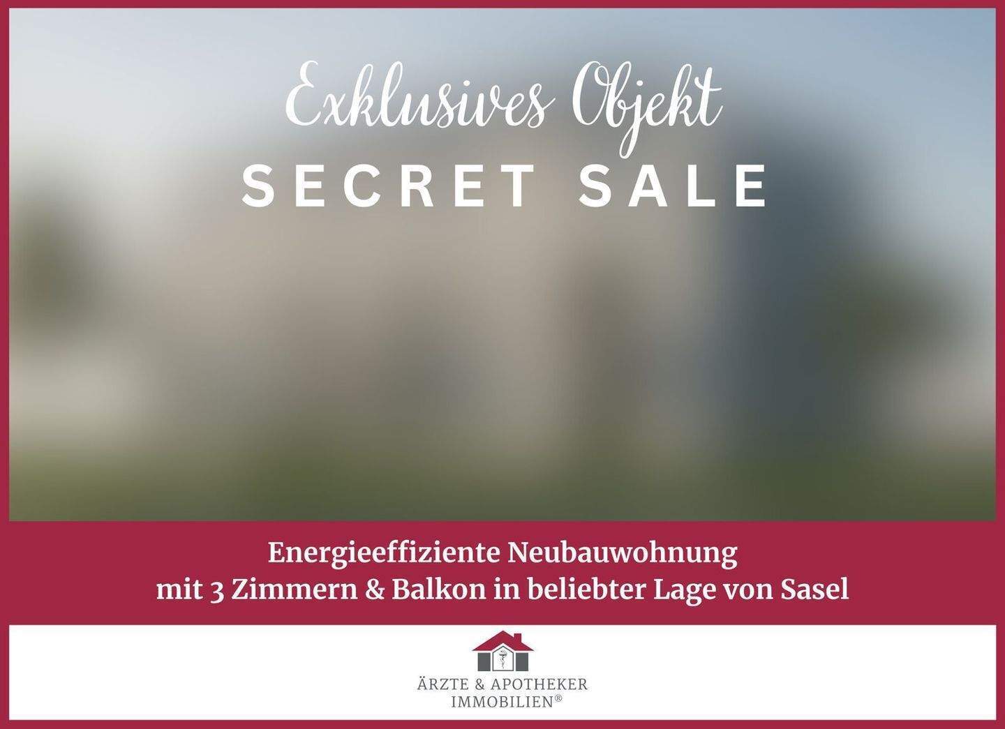 Energieeffiziente Neubauwohnung mit 3 Zimmern & Balkon in beliebter Lage von Sasel