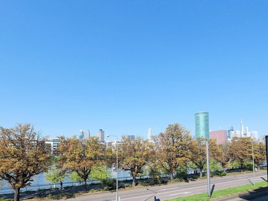 Panoramablick Main & Skyline - Großzügige 3-4 ETW in Frankfurt-Sachsenhausen