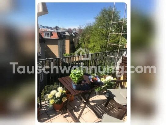 [TAUSCHWOHNUNG] Schöne MaisonetteWohnung mit sonnigem Balkon in Neuhausen