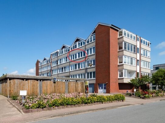 2-Zimmer Apartment mit freiem Blick auf die Nordsee!