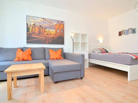 Moderne, hübsch möblierte 1-Zimmer-Wohnung, WLAN, Magenta TV, Nürnberg nahe Innenstadt