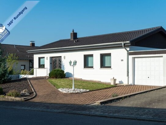 Charmanter Bungalow mit ELW in Traumlage von Quierschied großzügig, gepflegt und vielseitig nutzbar