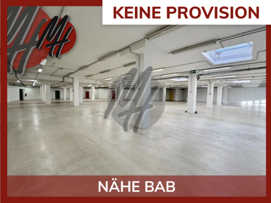 KEINE PROVISION - Lagerflächen (1.200 m²) zu vermieten