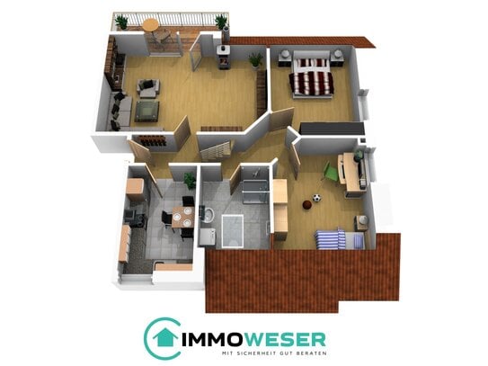 Provisionsfrei! Energieeffiziente Maisonettewohnung- auch für Kapitalanleger