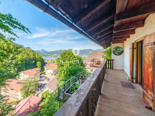 Kensington-Exklusiv-Zweifamilienhaus am Tegernsee mit Panoramablick und Gestaltungspotenzial