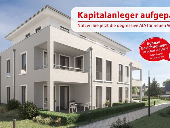 Kapitalanleger aufgepasst! Nutzen Sie jetzt die degressive AfA für neuen Wohnraum!