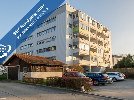 Geräumiges 1-Zimmer-Appartement mit abgeschlossener Küche und Wannenbad in Passau-Neustift