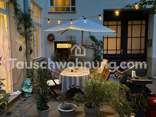 [TAUSCHWOHNUNG] Wunderschöne Altbauwohnung, Garten. Suchen 3Zimmer+Balkon