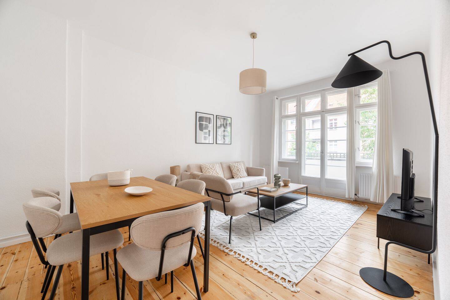 Wunderschöne 4-Zimmer-Wohnung in Pankow - voll möbliert - Foto 1