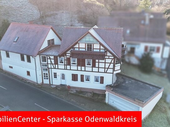 Ferienhaus oder Dauerwohnsitz - Urgemütliches Häuschen in Randlage von Reichelsheim OT Unter-Ostern