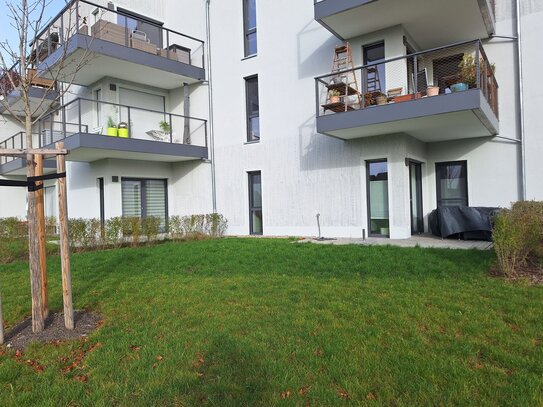 **** TOP Lage, 3-Zi Wohnung in Ipsheim, barrierefrei, Sonnenterrasse u. Garten, EBK und Stellplatz