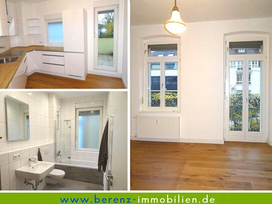 +++Top sanierte Altbauwohnung mit Dachterrasse + Balkon, direkte Innenstadtlage nähe Schloßpark+++