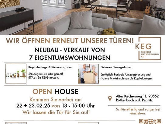 OPEN HOUSE am 22.02 + 23.02.25