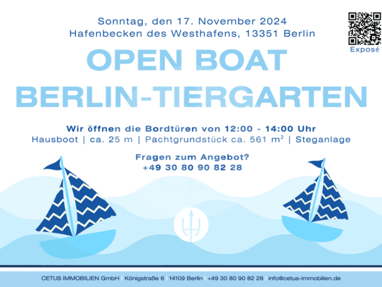 +++ TAG DER OFFENEN BORDTÜREN - SO. 17.11.2024 - 12:00-14:00 Uhr +++