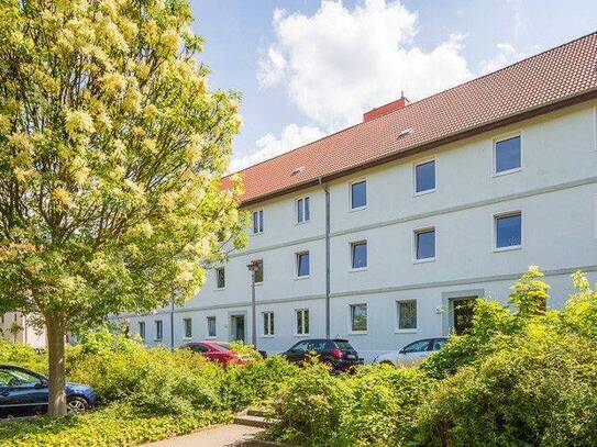 Balkon zum begrünten Innenhof