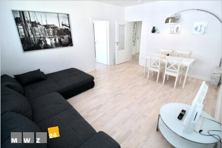 Komplett Möbliert/Furnished Accommodation in: Pempelfort. Lichtdurchflutete 3-Zimmerwohnung mit