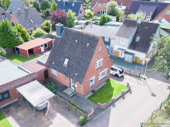 Modernisiertes EFH im Zentrum von Büsum mit ca. 124,13 m² Wohnfläche, 4 Zimmern, Garten und Carport auf 411m² Eigenland…