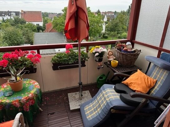 wohnen in ruhiger Lage mit viel Grün, am Stadtrand von Stendal mit Balkon und EBK