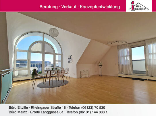 Atemberaubende Maisonettewohnung mit Penthouse-Charakter in zentraler Lage!