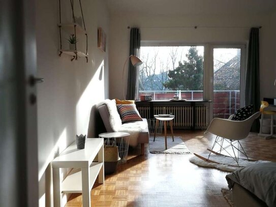 Gemütliche 1-Zimmer Wohnung mit Balkon & Tiefgarage im Hamburger Osten