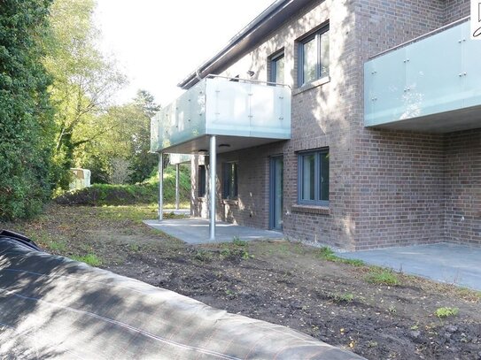 Neubau- Erstbezug! Schicke Erdgeschosswohnung mit Terrasse.