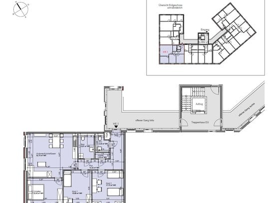 Sozialbau EG 4 Zi. Wohnung