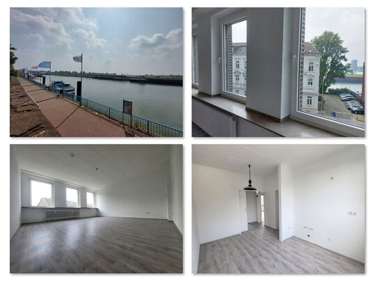 Renovierte 2,5 Z. Wohnung in Duisburg Ruhrort mit Rheinblick!