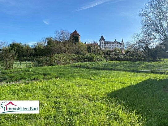 DAS HAUS MIT WUNDERSCHÖNEM SCHLOSSBLICK: BUNGALOW DIREKT AN DER GRENZE MIT TOLLEM BLICK AUFS SCHLOSS