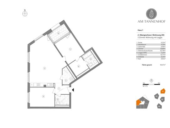 1 Nettokaltmiete geschenkt! - Lichtdurchflutet und modern: Neubau mit Loggia in Baden-Baden