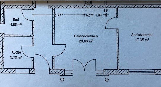 Donauwörth - 2-Zimmer-Wohnung, Küche, Bad