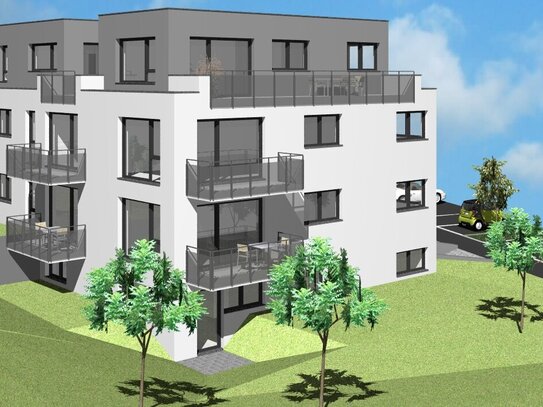 Kassel-Wolfsanger: Neubau Erstbezug 4-Zimmer Wohnung mit Südwestausrichtung