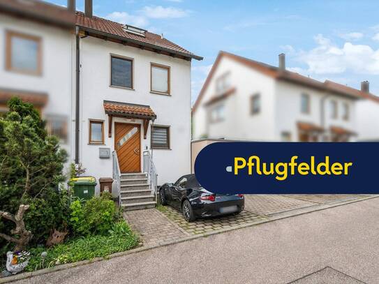 Familien aufgepasst, gepflegte Doppelhaushälfte in Sachsenheim.