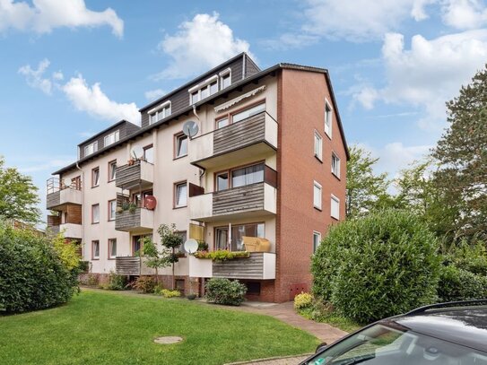 Ansprechende Obergeschosswohnung mit Balkon und Garage in Oldenburg