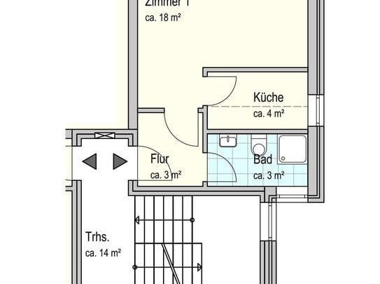 Klein und fein: Single-Wohnung in zentraler Lage